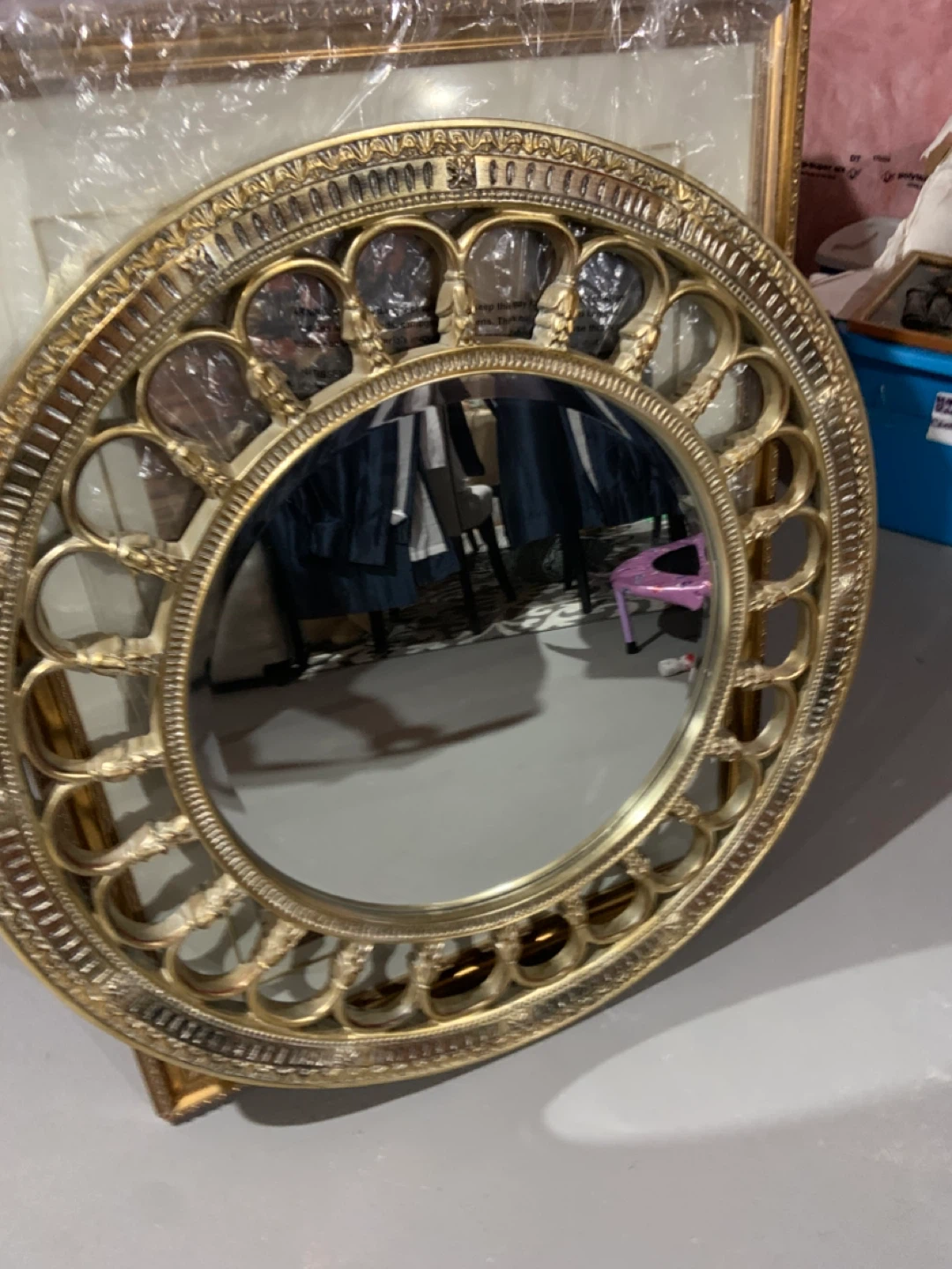 Ornate Gold Decorative Mirror 36 inc - photo 2