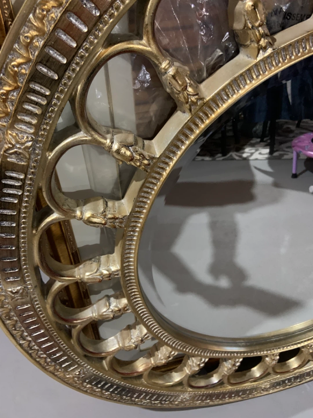 Ornate Gold Decorative Mirror 36 inc - photo 3