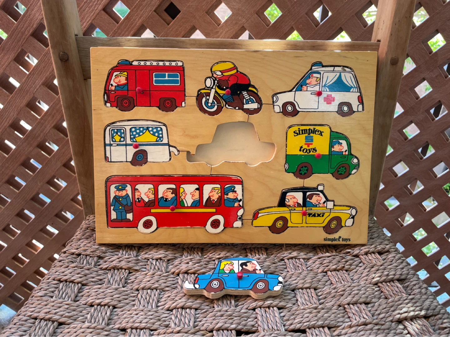Simplex Toys Wooden Vehicle Puzzle - photo 2