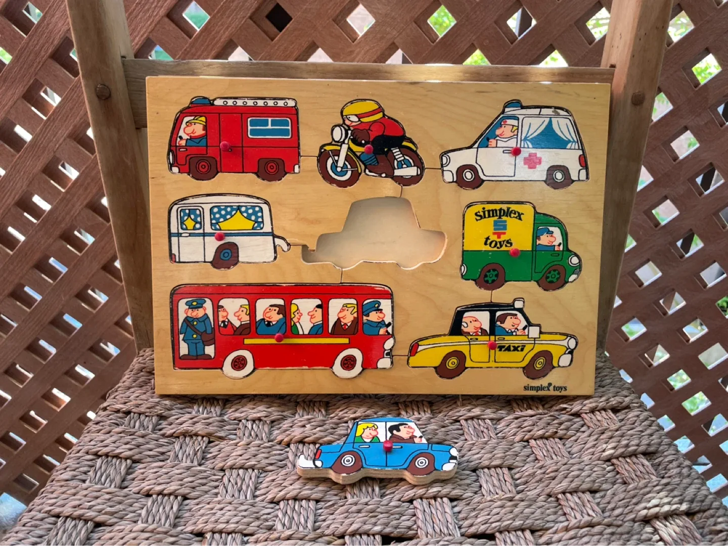 Simplex Toys Wooden Vehicle Puzzle - photo 2