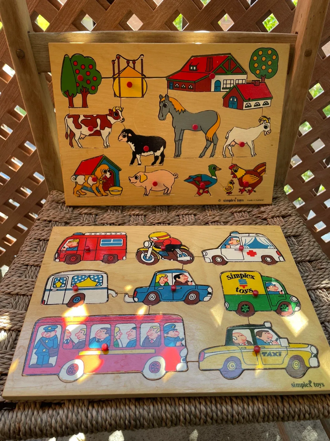 Simplex Toys Wooden Vehicle Puzzle - photo 3
