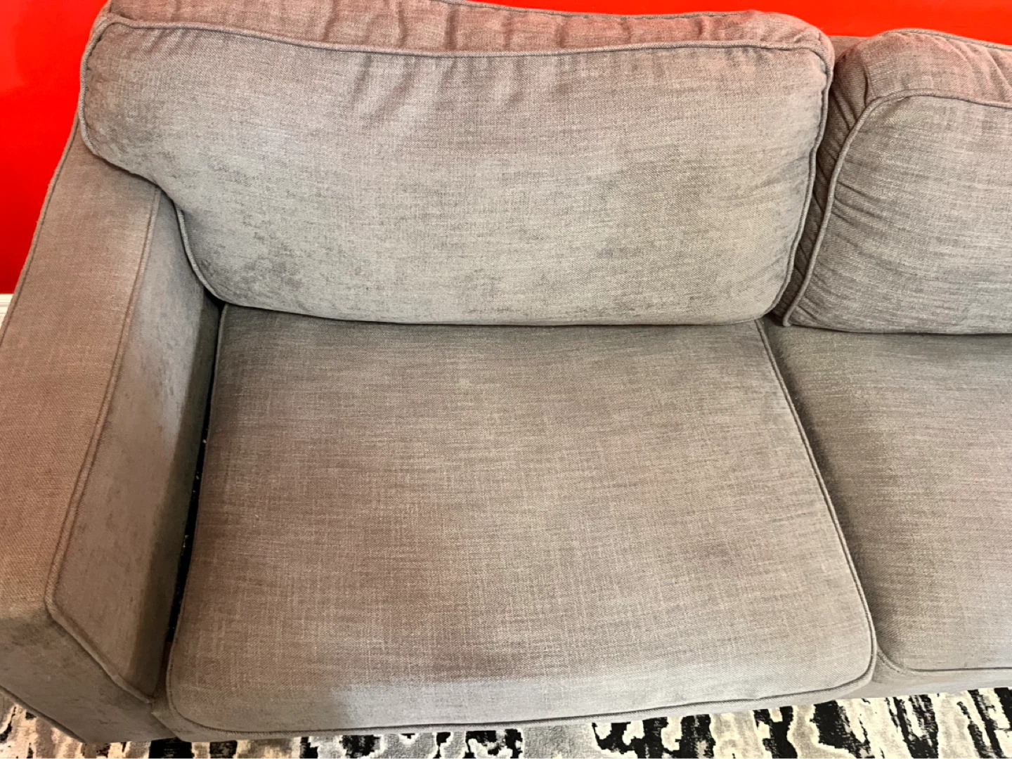 Grey 2-seater sofa