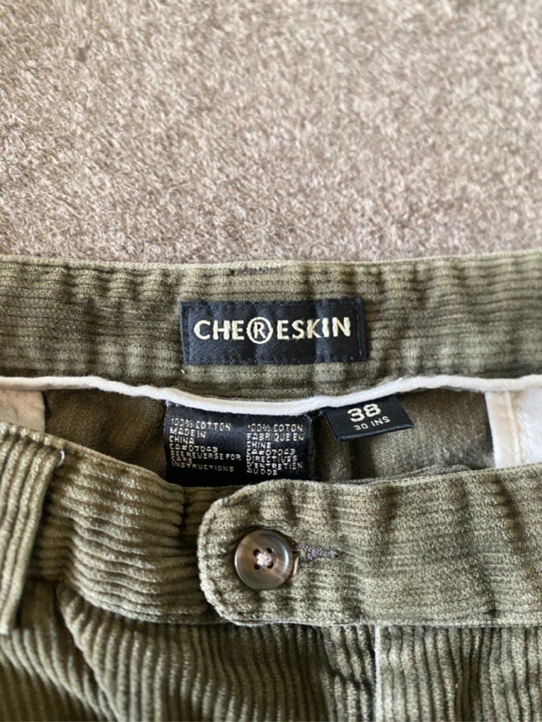 CHERESKIN Corduroy Pants 38x30 - photo 3