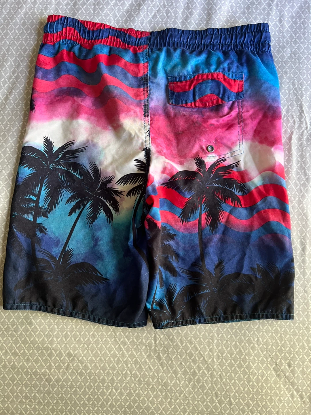 Laguna Swim Trunks Men's Size Medium Palm Tree Print - photo 2