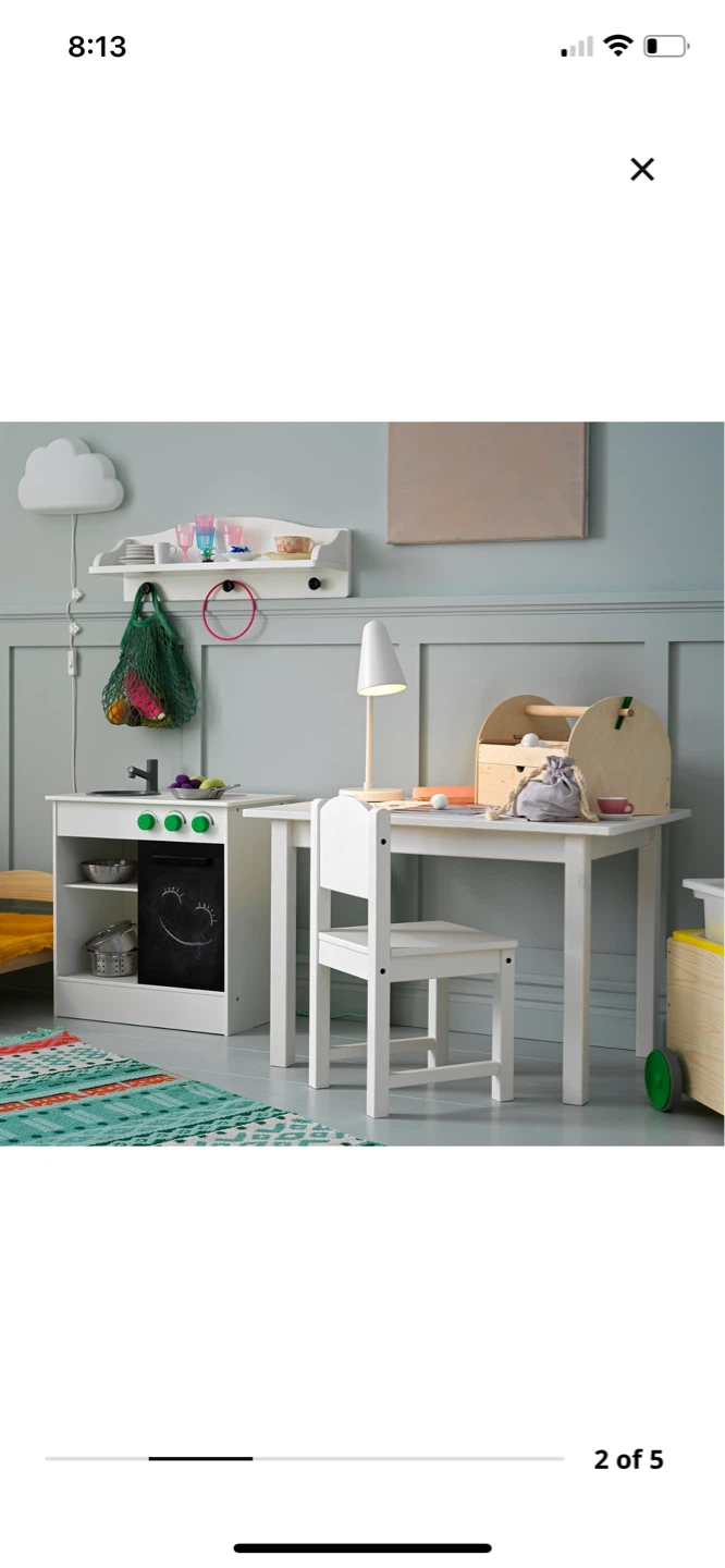 IKEA SUNDVIK Children's Table White
