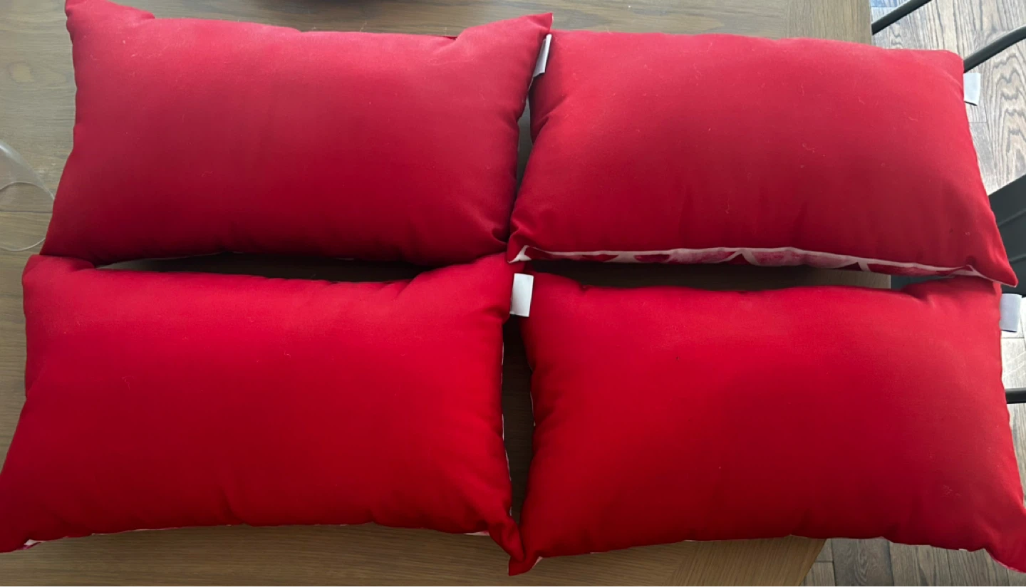 Set of 4 Milano Outdoor Decorative Lumbar Pillows - photo 2