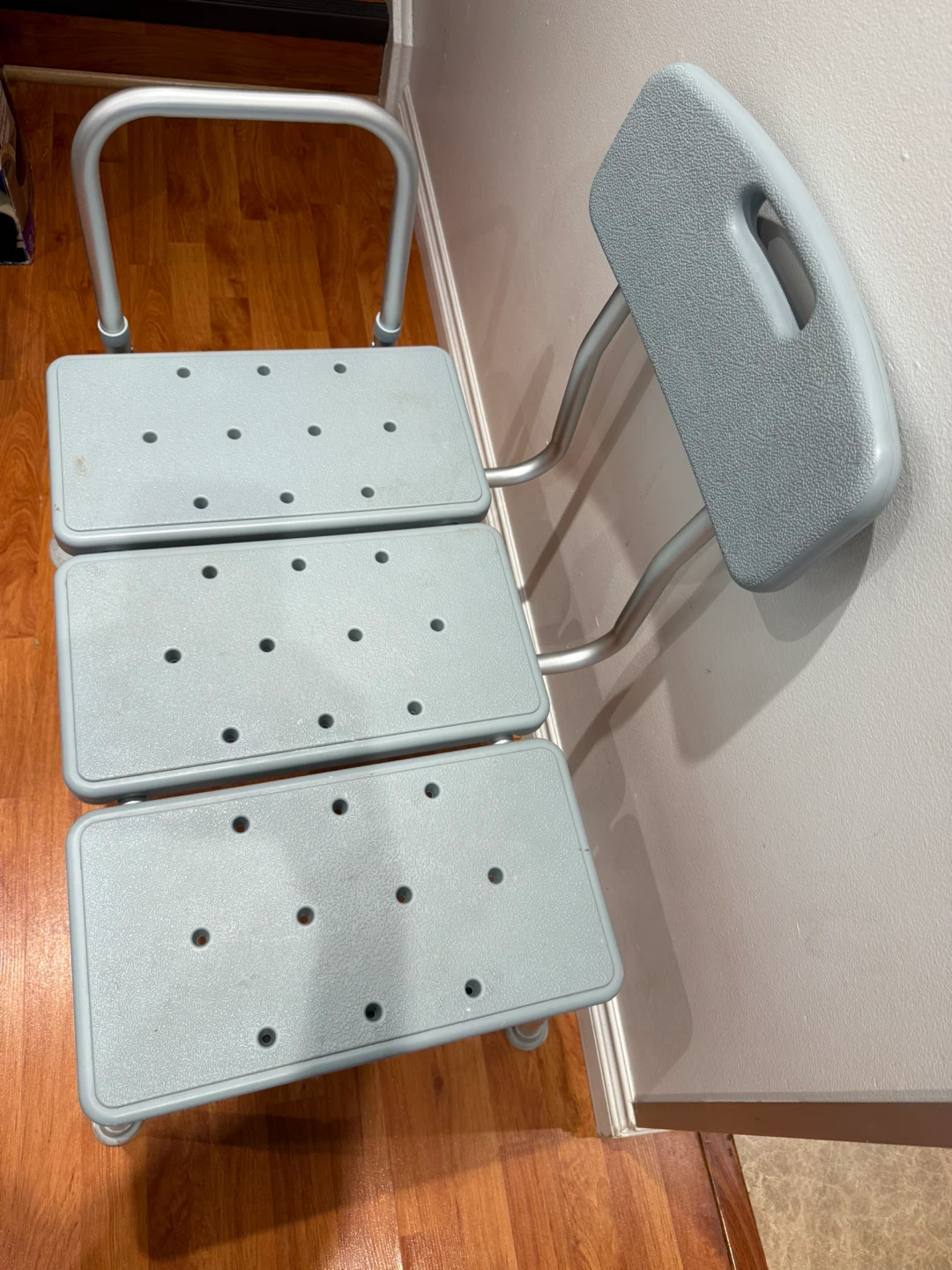 Adjustable Bath/Shower Chair with Backrest - photo 2