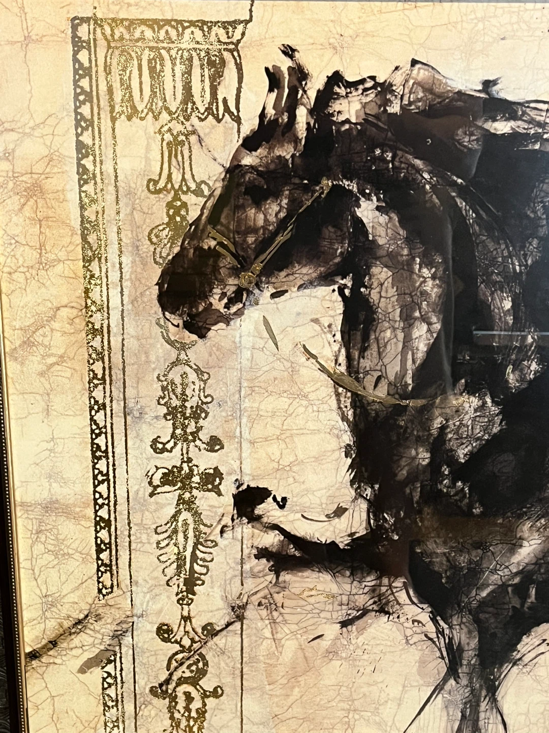 Framed Horse Artwork - photo 3