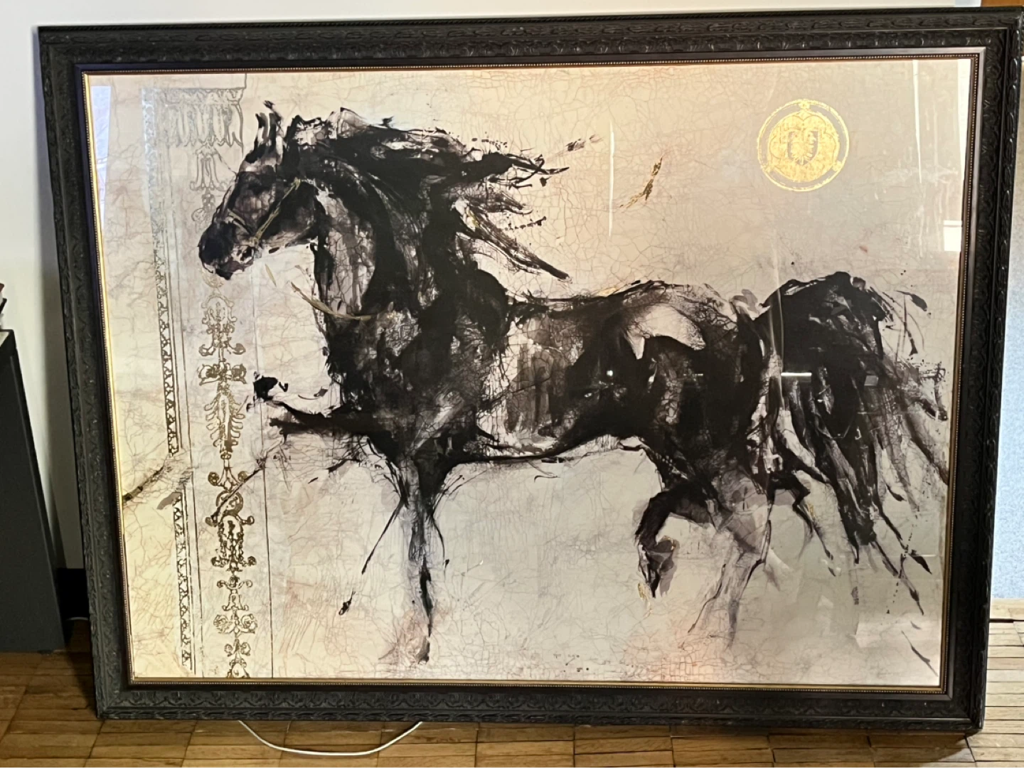 Framed Horse Artwork