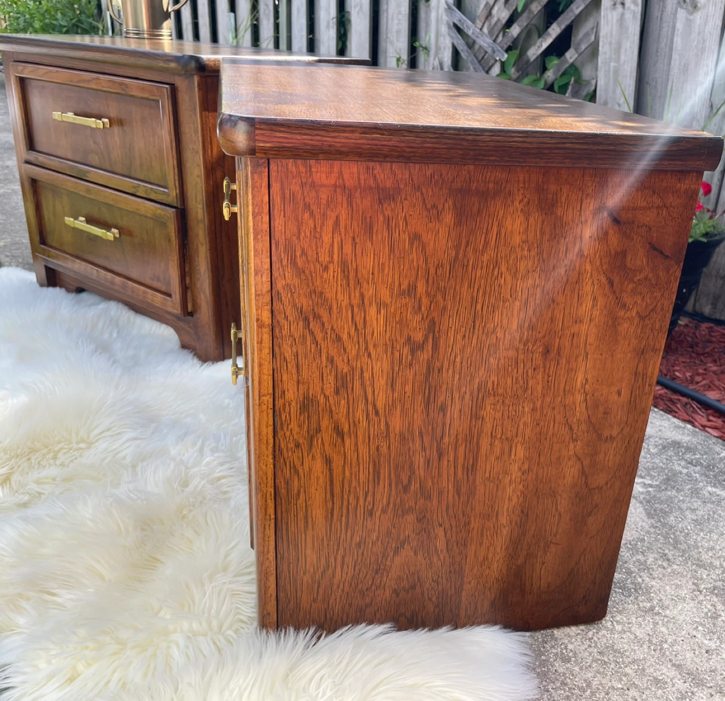 Restored THOMASVILLE set of nightstands - photo 2