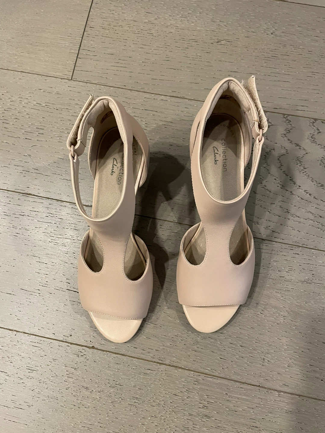 Clarks Alice Flame Blush Leather Heels Size 8M - photo 2