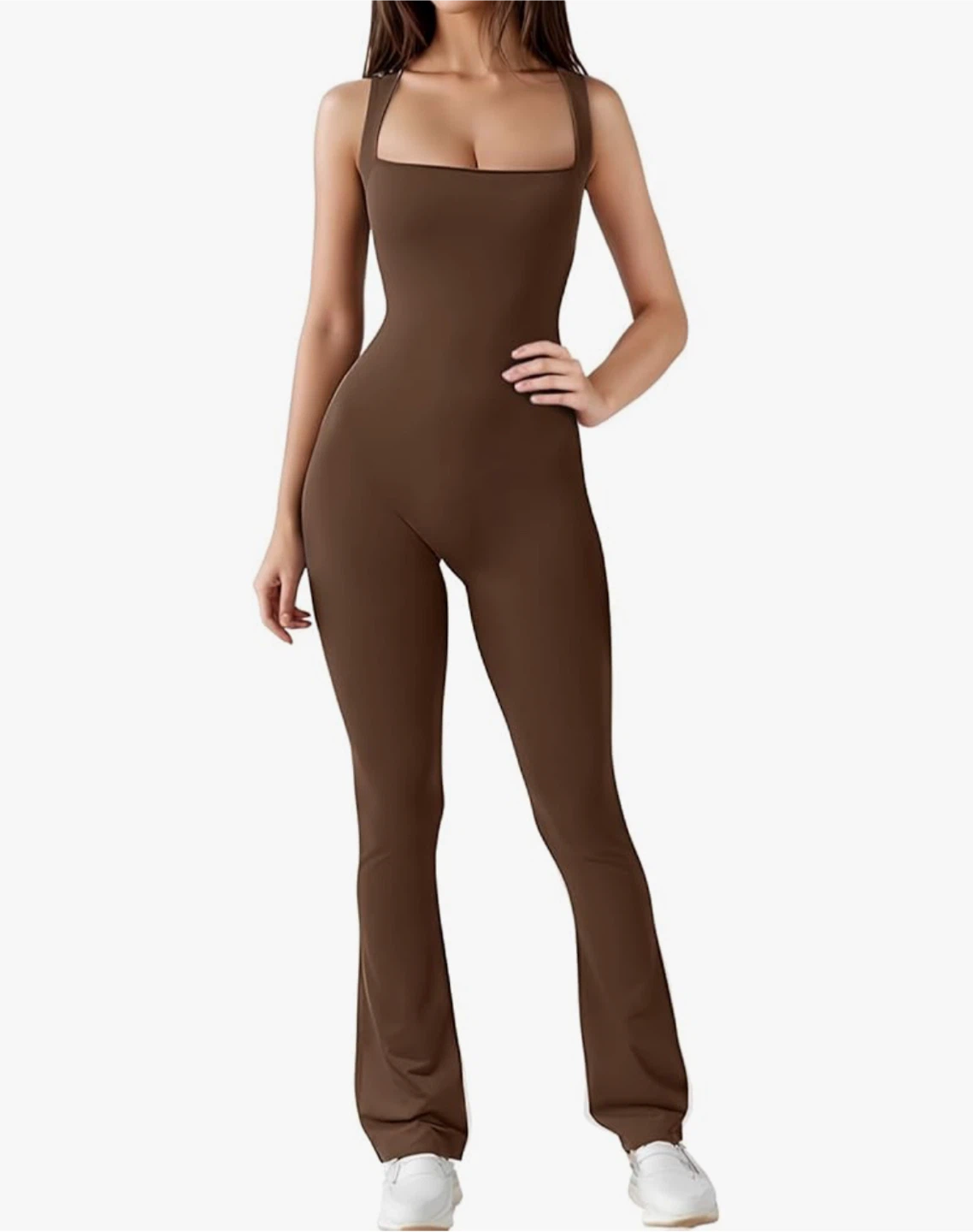 Jumpsuit - Coffee Brown