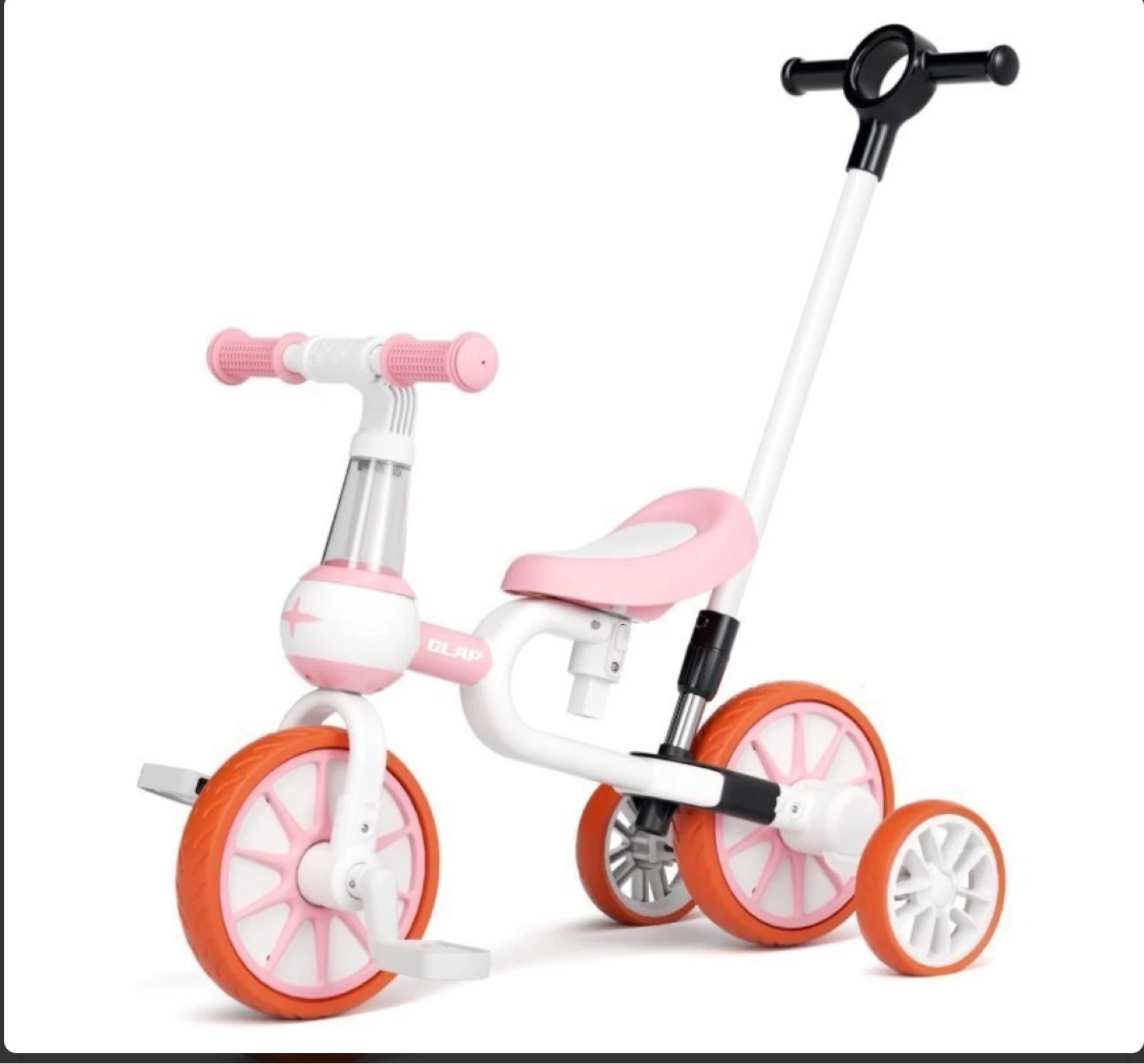 GLAF Toddler Tricycle for 1-3 Years Old Push Bike 5 in 1