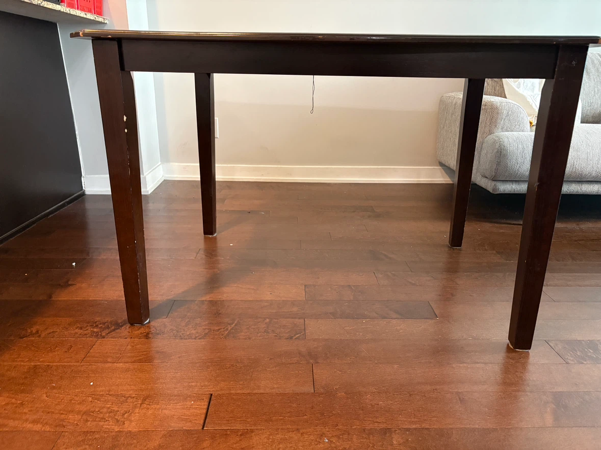 Dark Wood Dining Table - photo 2