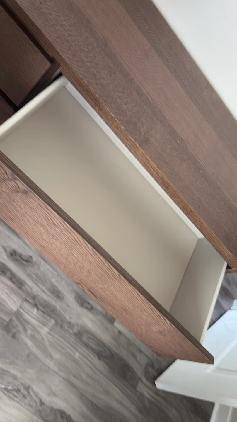 Dark Wood 6-Drawer Dresser - photo 3
