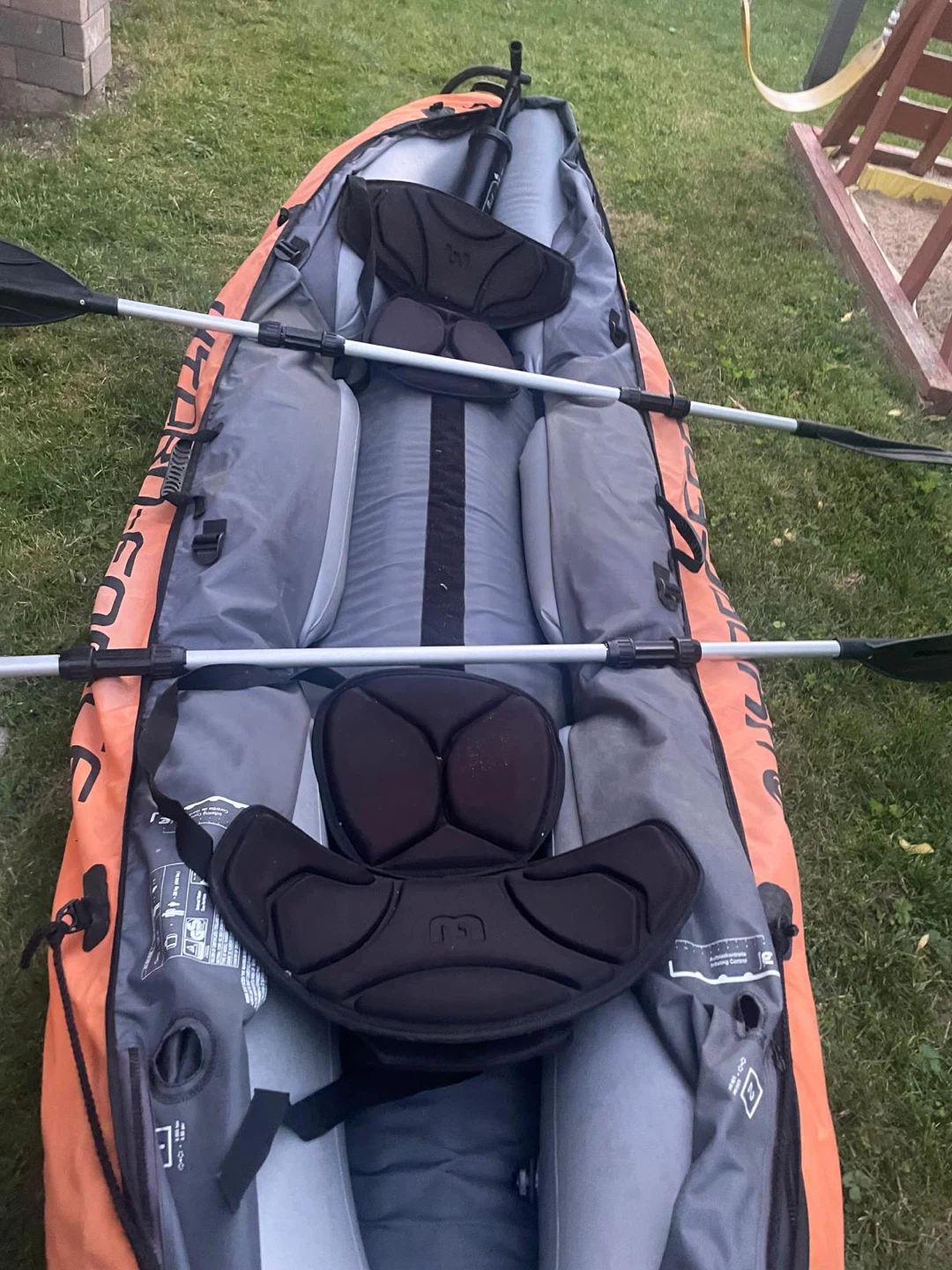 Hydro-Force Inflatable Kayak with Paddles - photo 3
