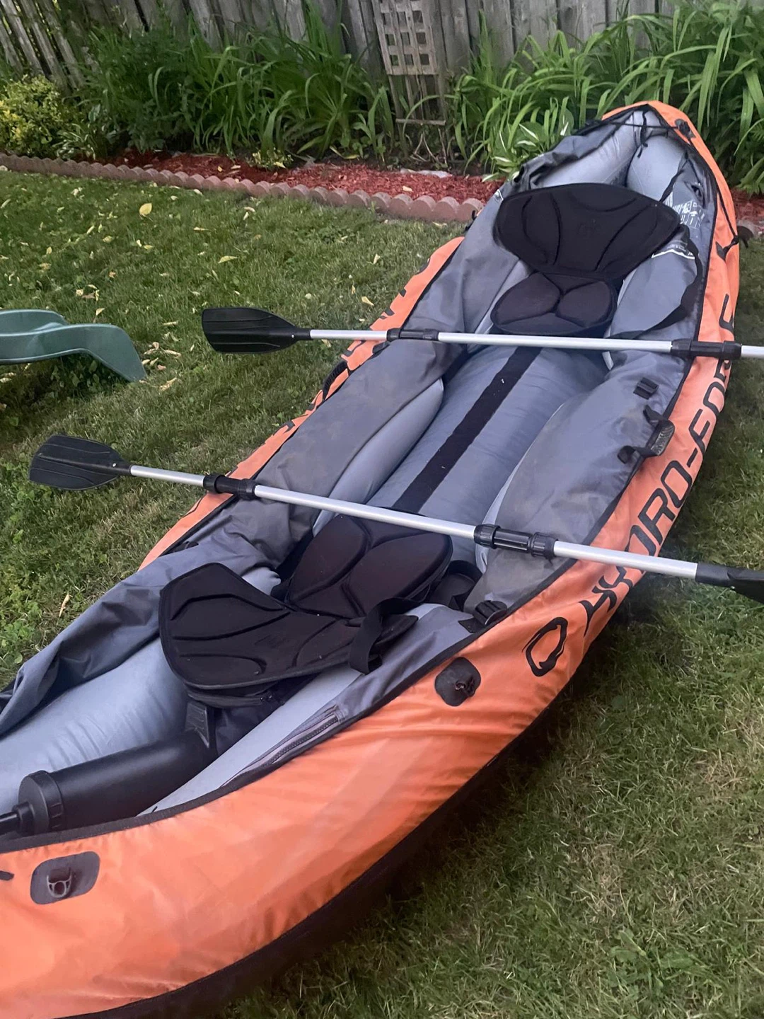 Hydro-Force Inflatable Kayak with Paddles - photo 2