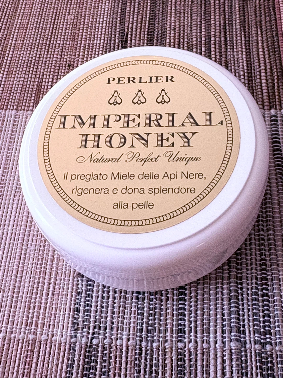 Perlier Imperial Honey Body Cream 1.6 fl oz, made in Italy