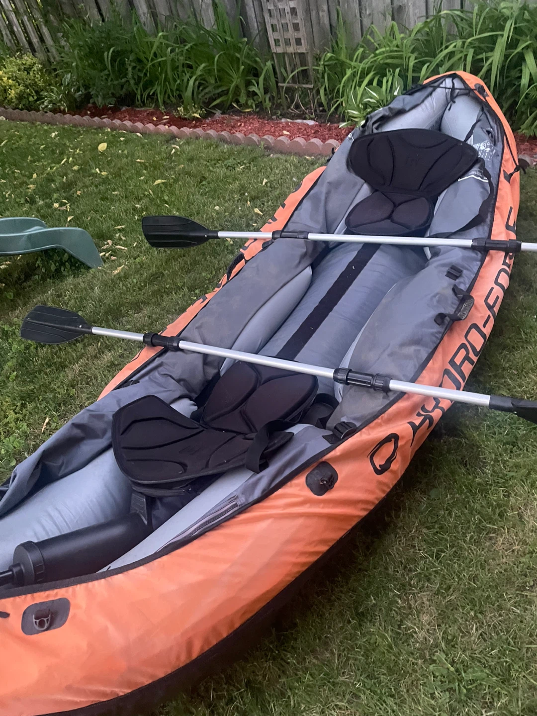 Hydro-Force Inflatable Kayak with Paddles