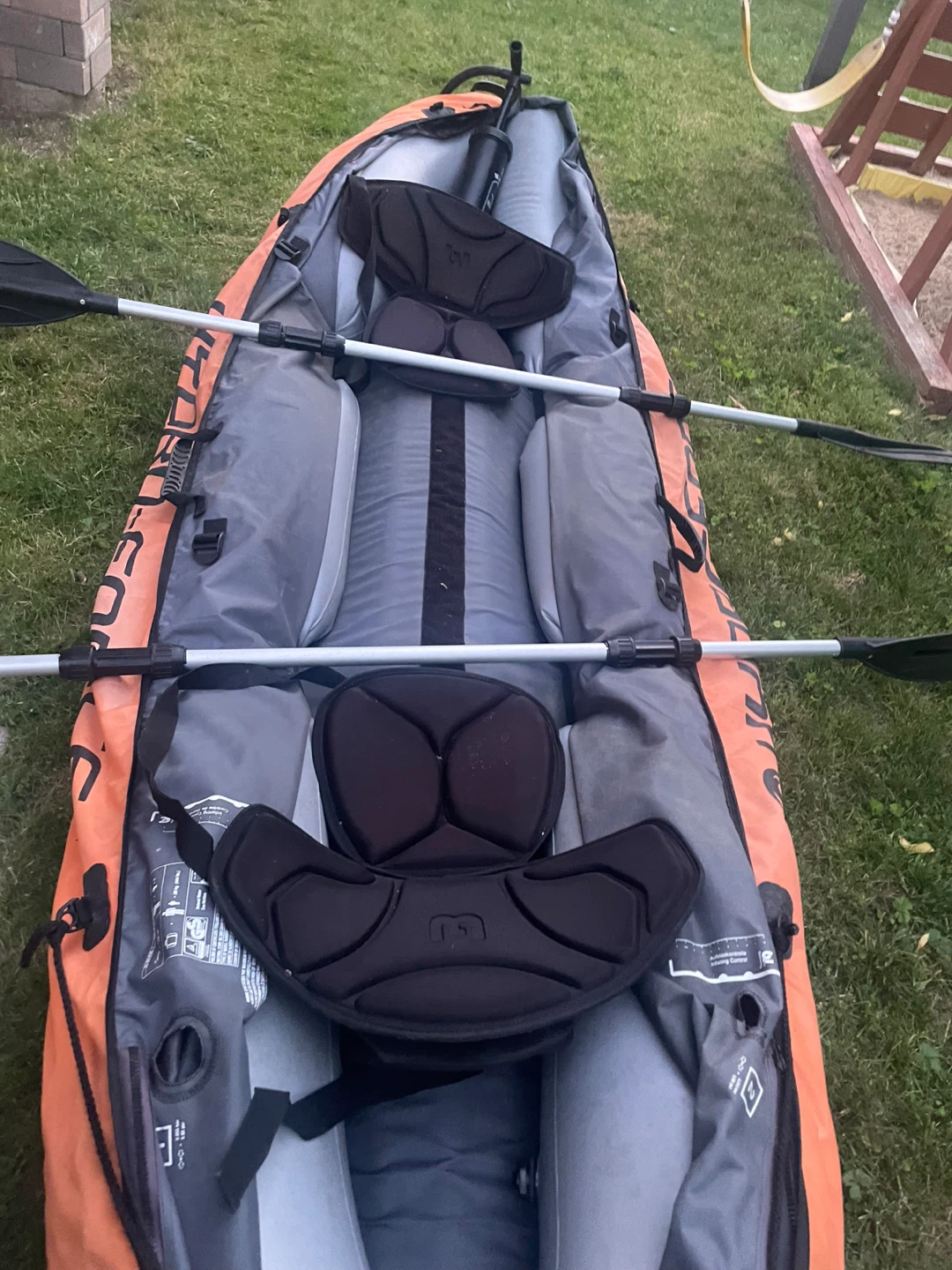 Hydro-Force Inflatable Kayak with Paddles - photo 2