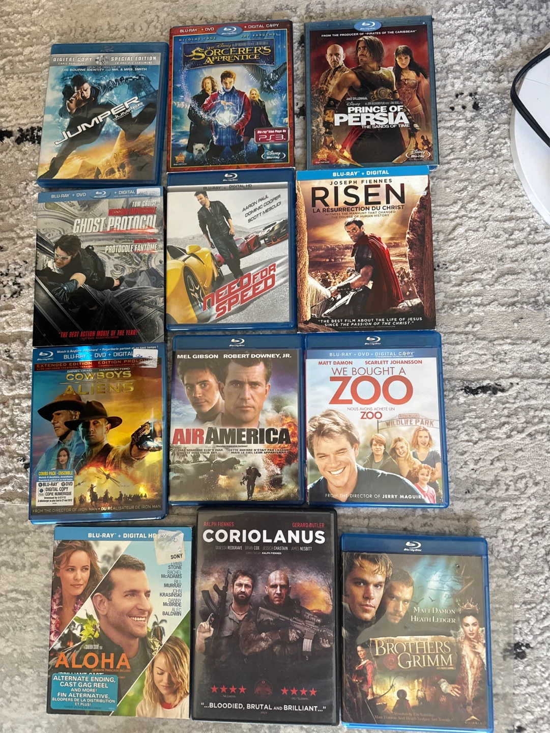 Blu-ray Disc Movies - Lot of 13