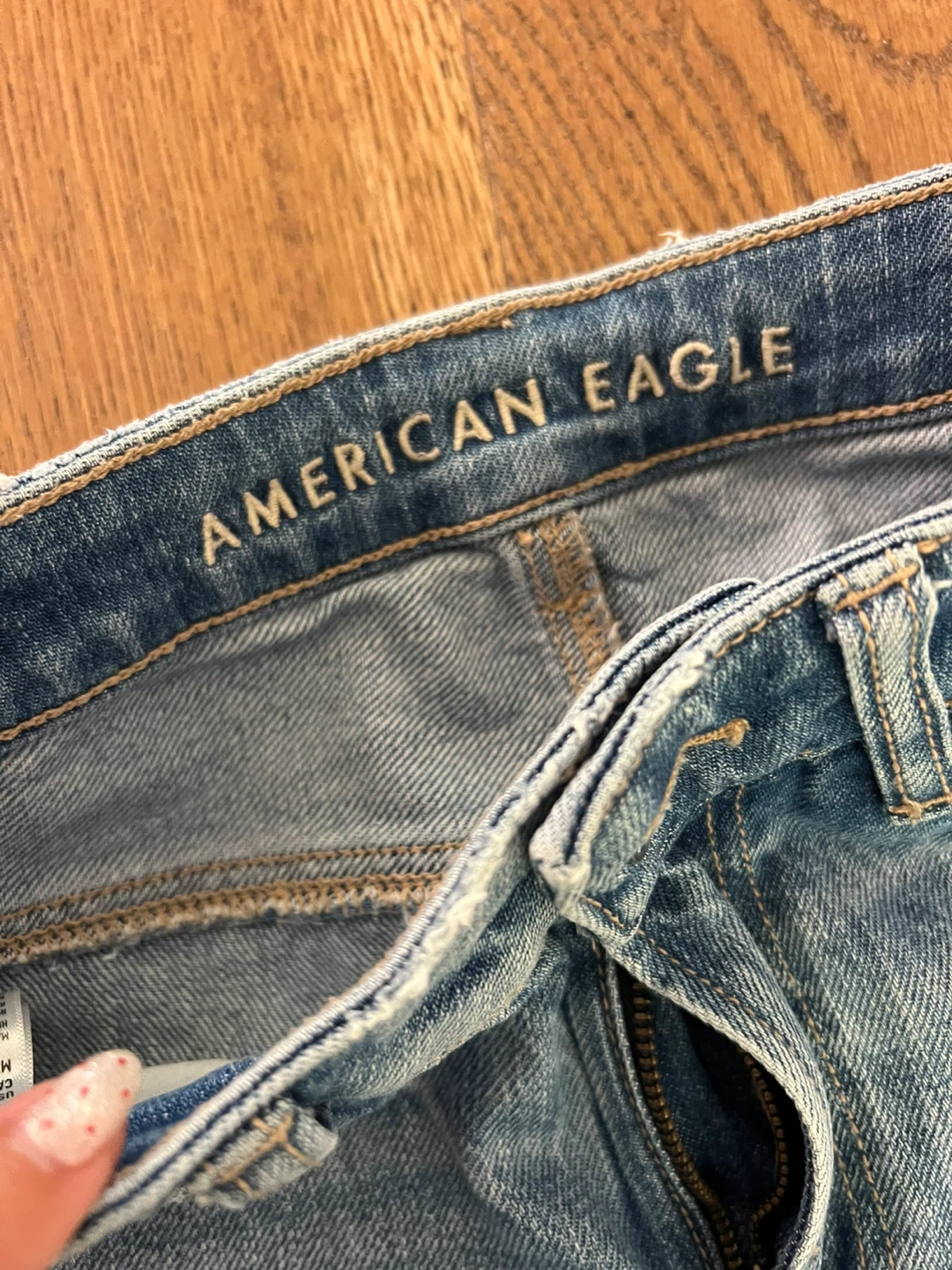 American Eagle Outfitters Patchwork Straight Leg Jeans - photo 2