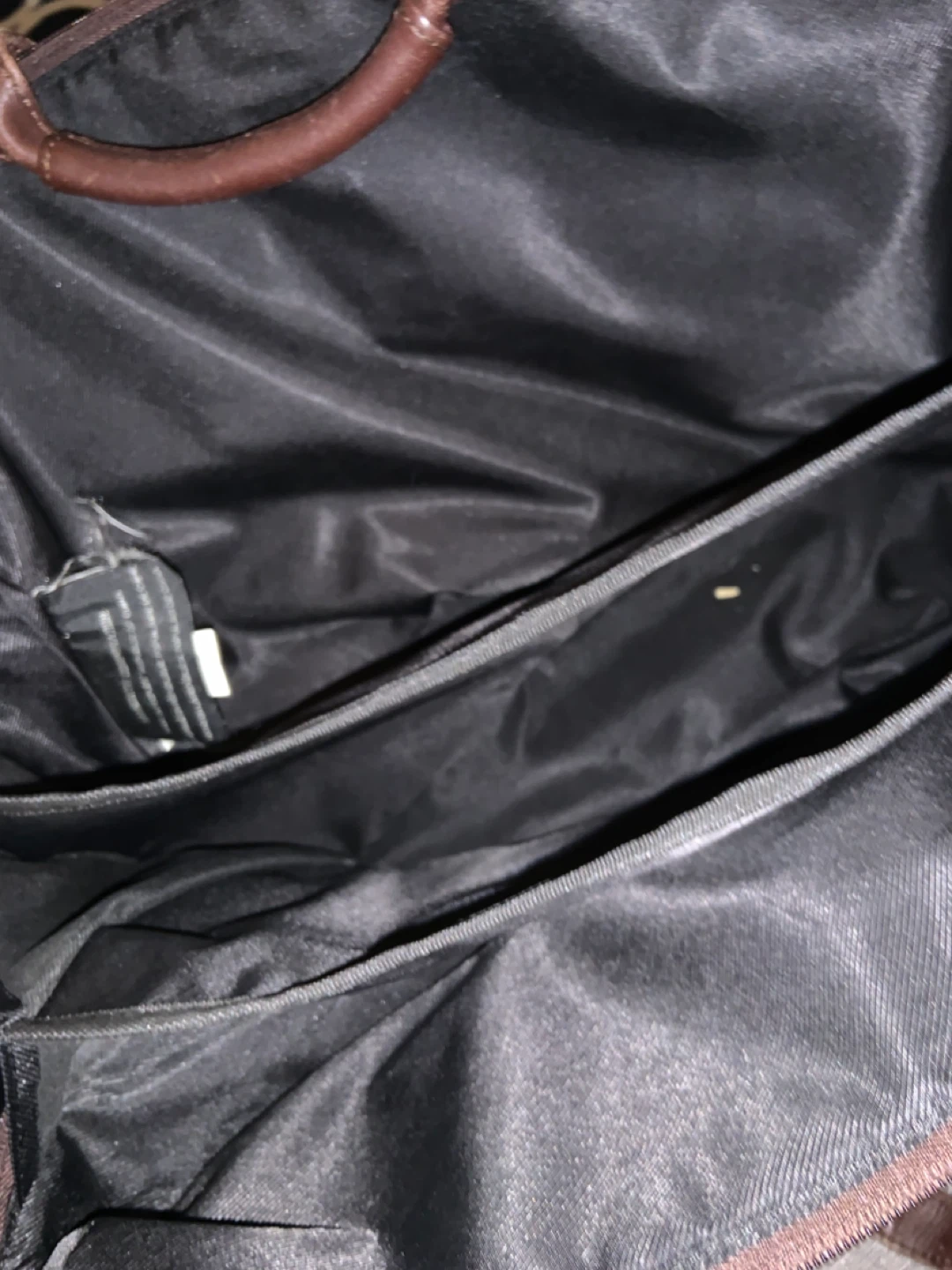 Brown Leather Samsonite Laptop Bag - photo 4