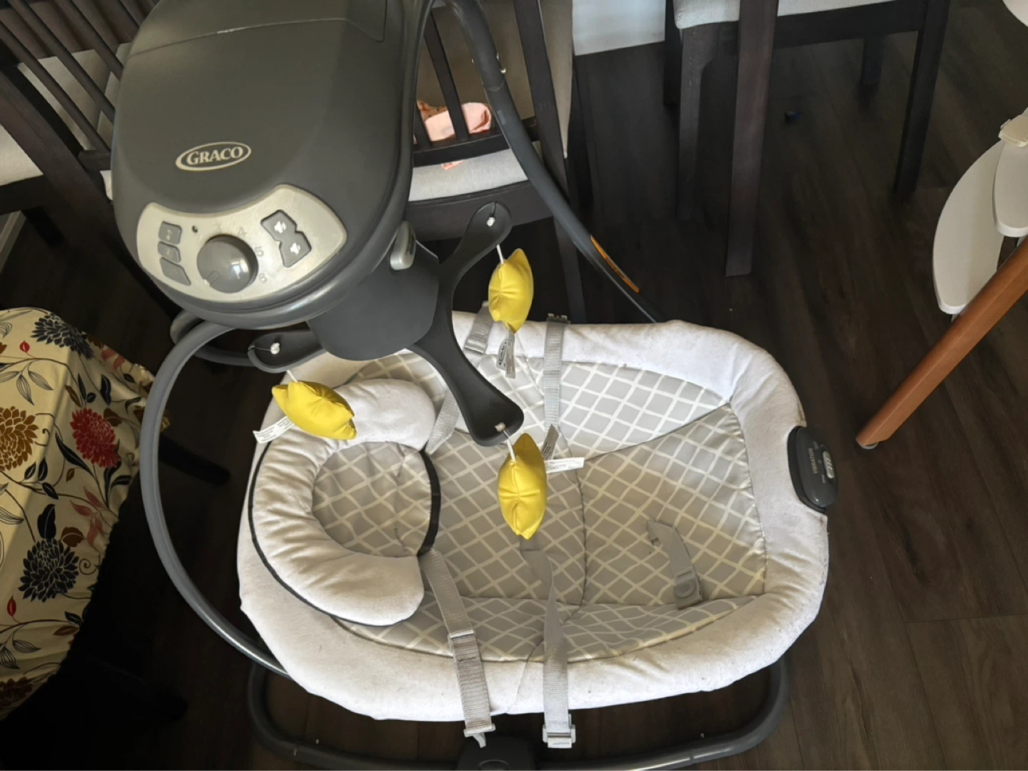Graco Baby Swing both battery operated and rechargeable option