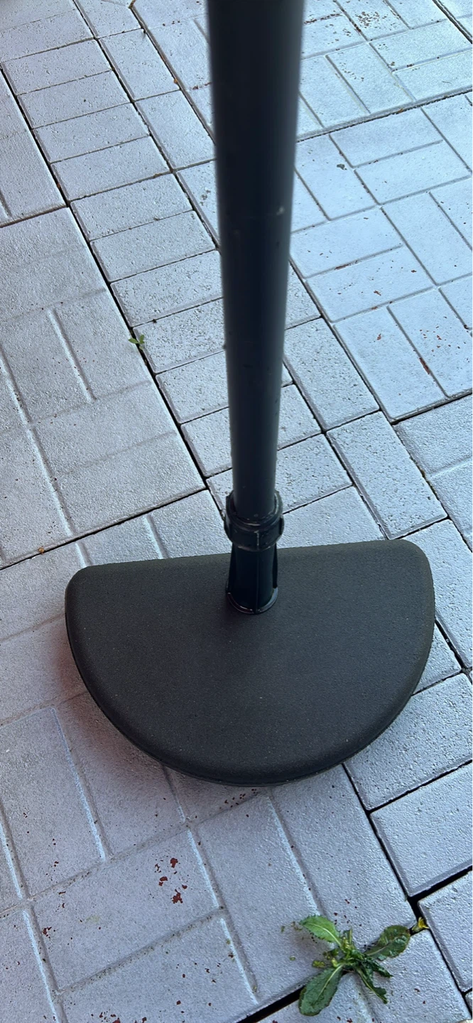 Red Rectangular Patio Umbrella - photo 2
