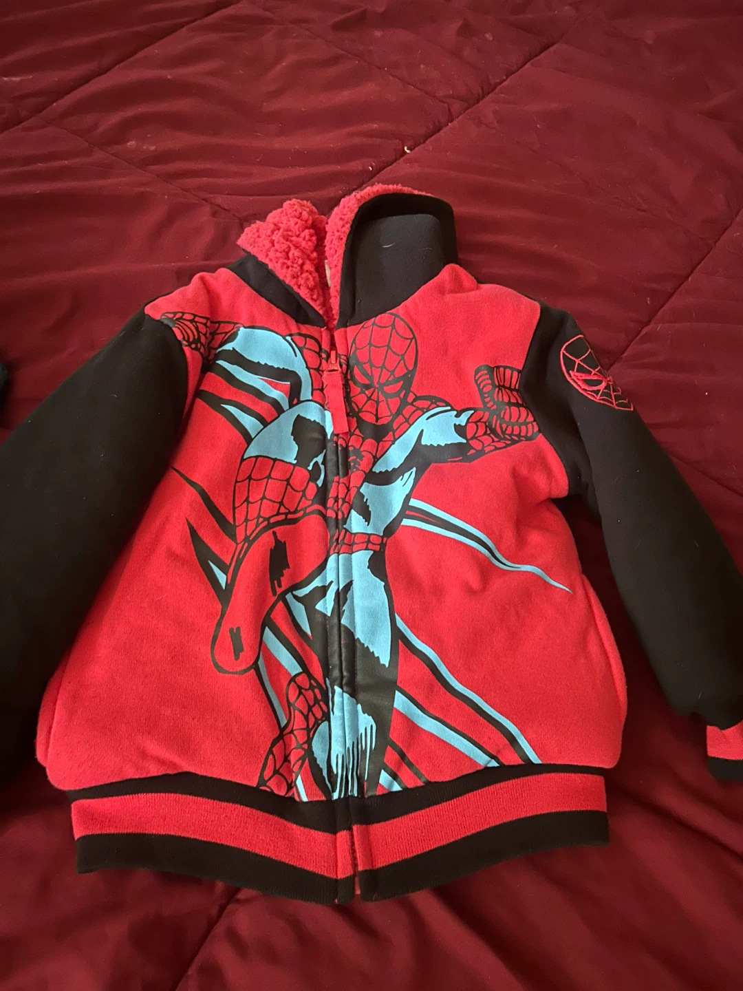 Marvel Spiderman Fleece Pullover and Jacket Set