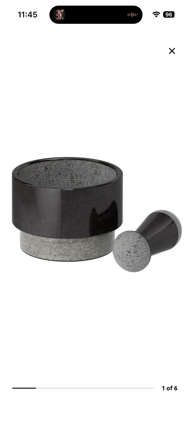 IKEA Granite Mortar and Pestle Set - photo 2
