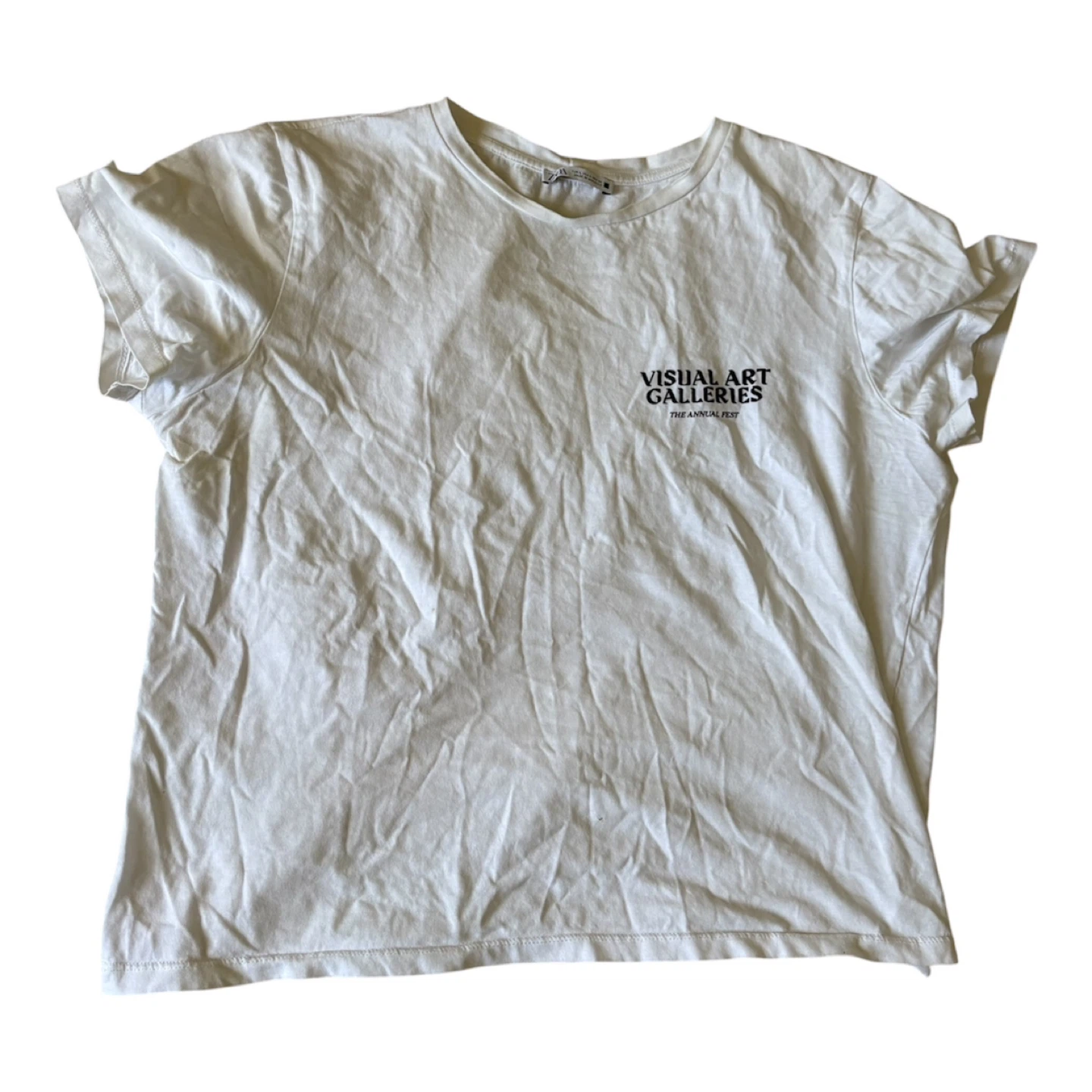 White Visual Art Galleries T-Shirt