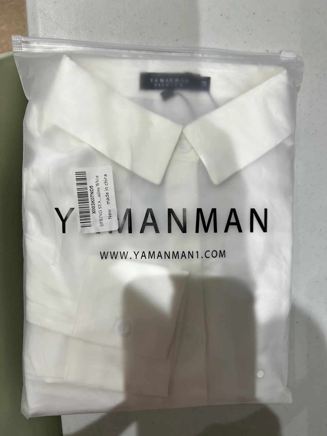New White Long Sleeve Shirt