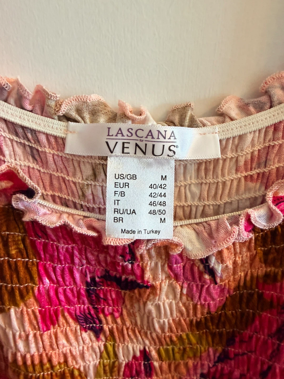 LASCANA VENUS Floral Smocked Tank Top - photo 2