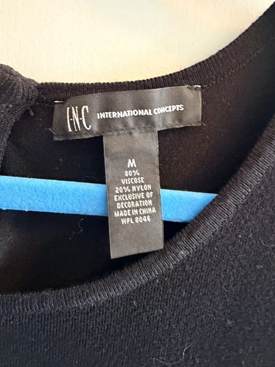 INC International Concepts Black Sweater - photo 3