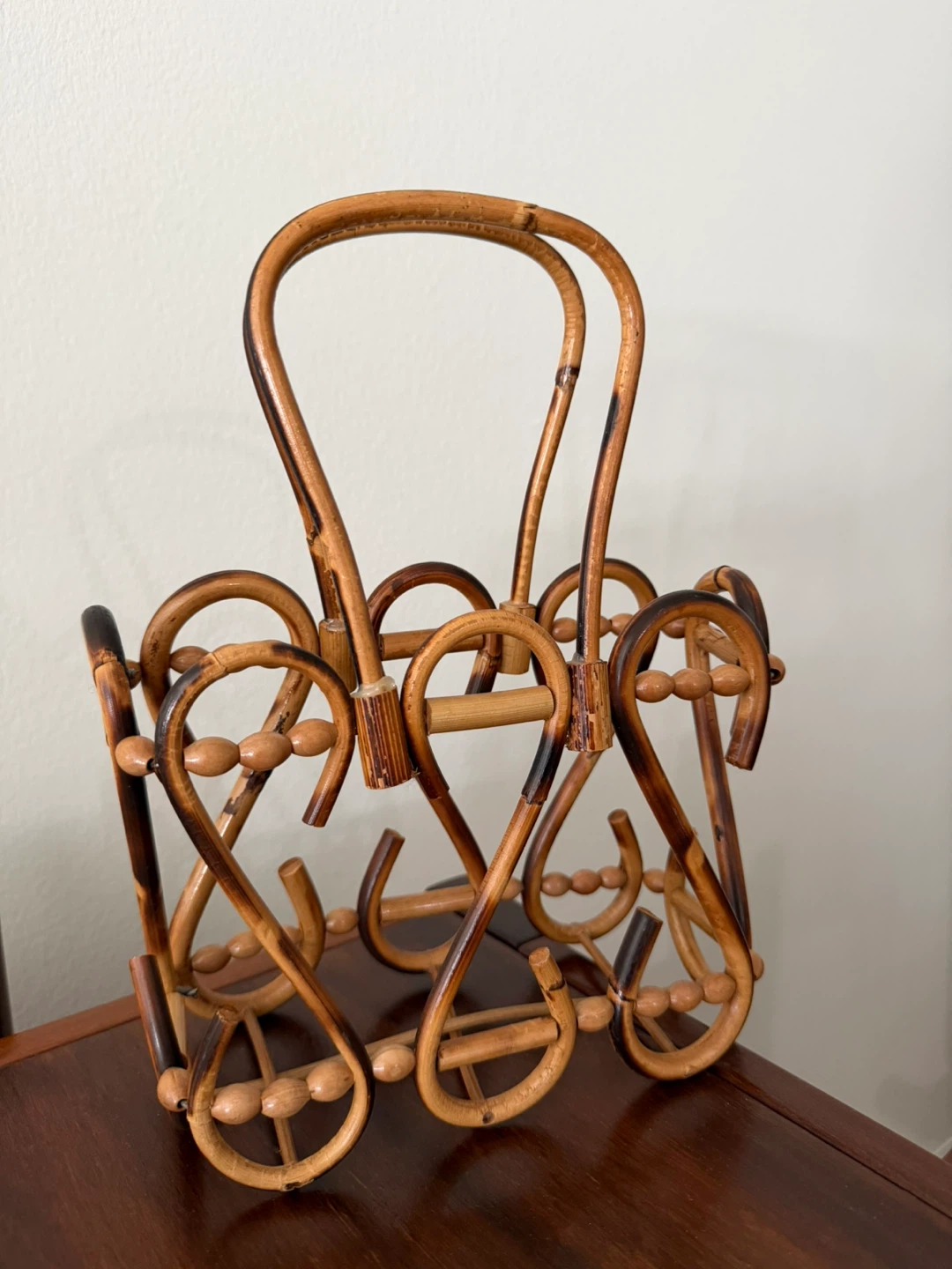Brazilian Woven Bamboo handbag (needs fabric interior)