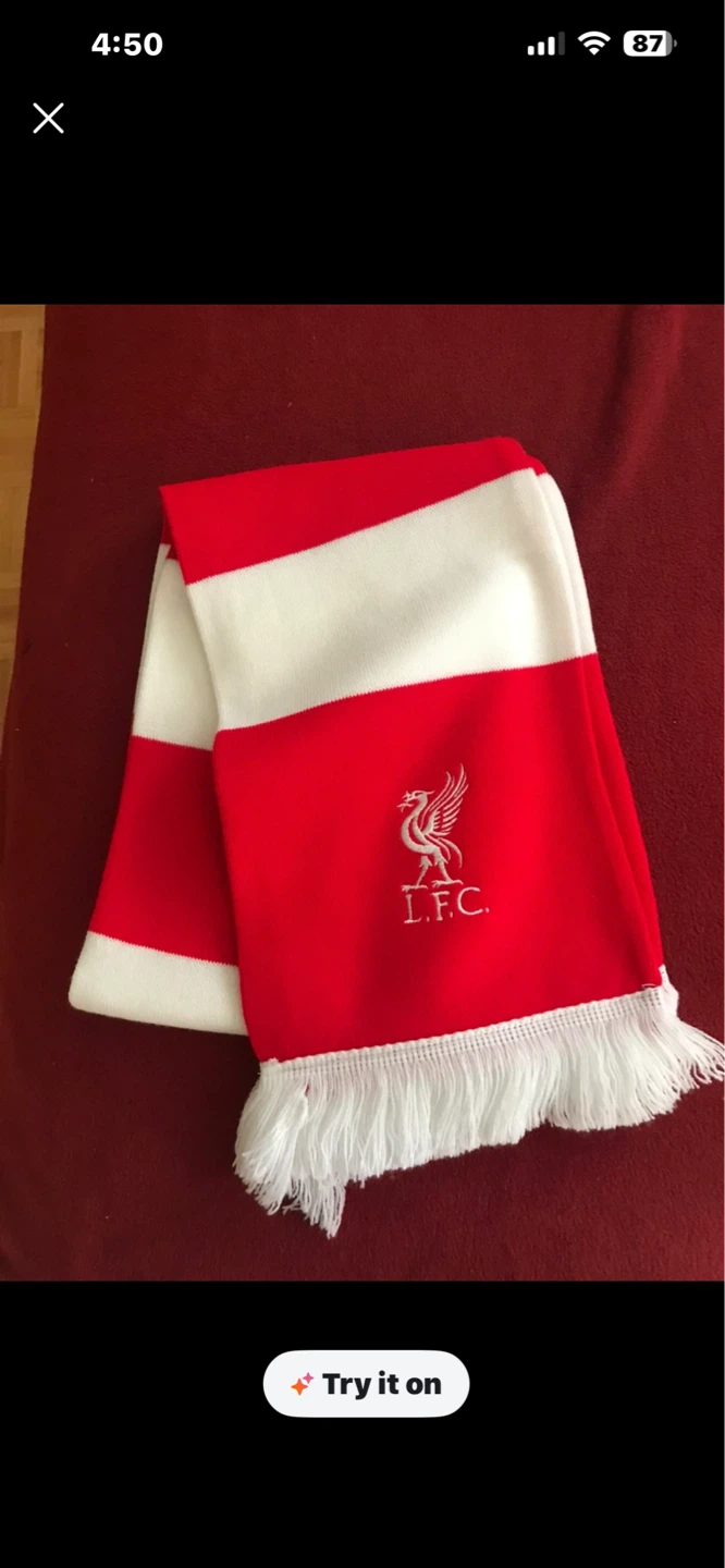 Liverpool FC Scarf - Red/White