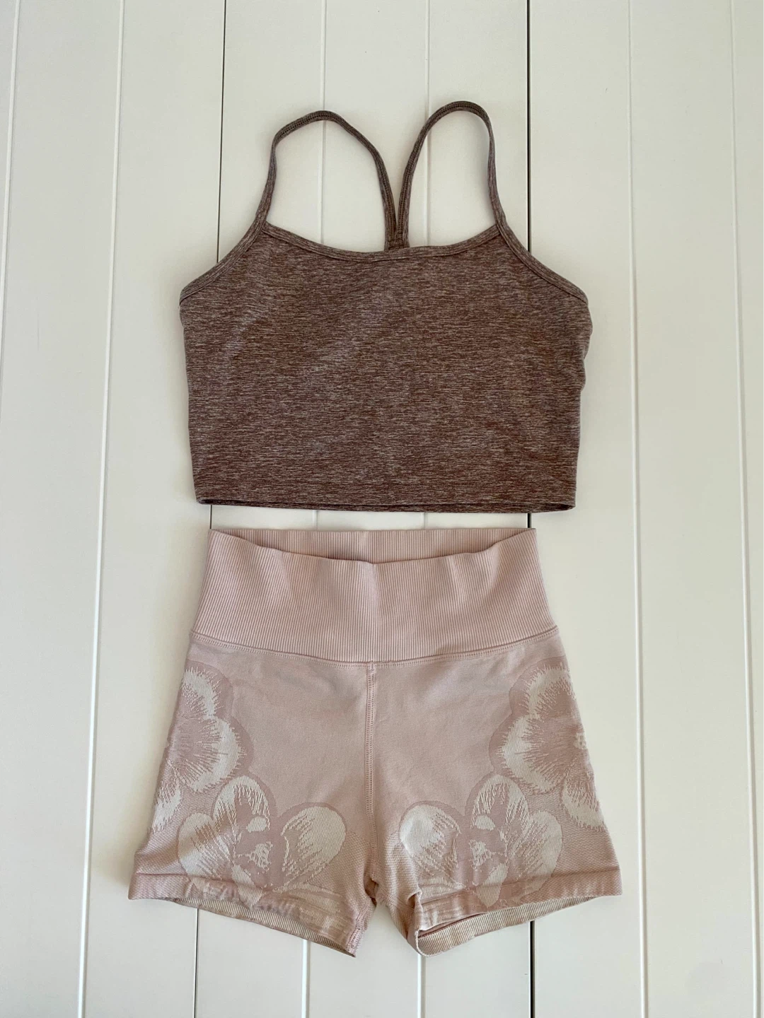 Aerie OFFLINE The Hugger Racerback Sports Bra & Shorts