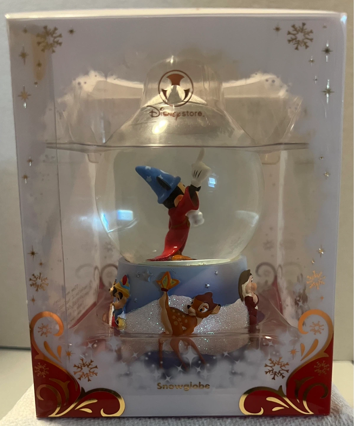 Disney Store Sorcerer Mickey Mouse Multi-Character Snow Globe - photo 2