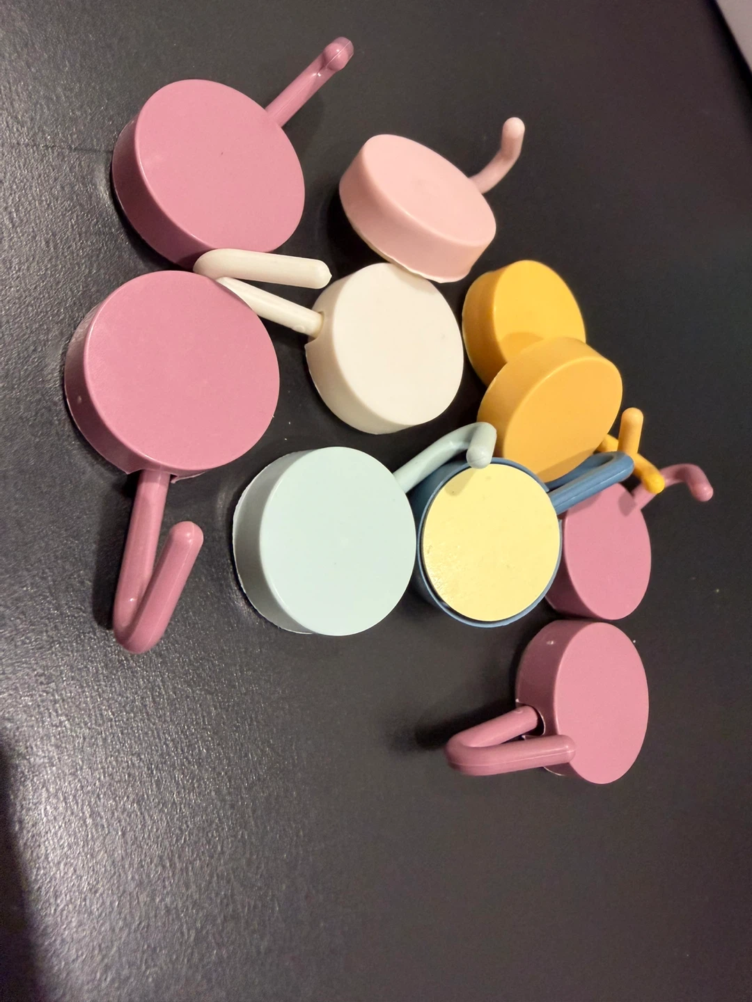 Adhesive Wall Hooks - Set of 10
