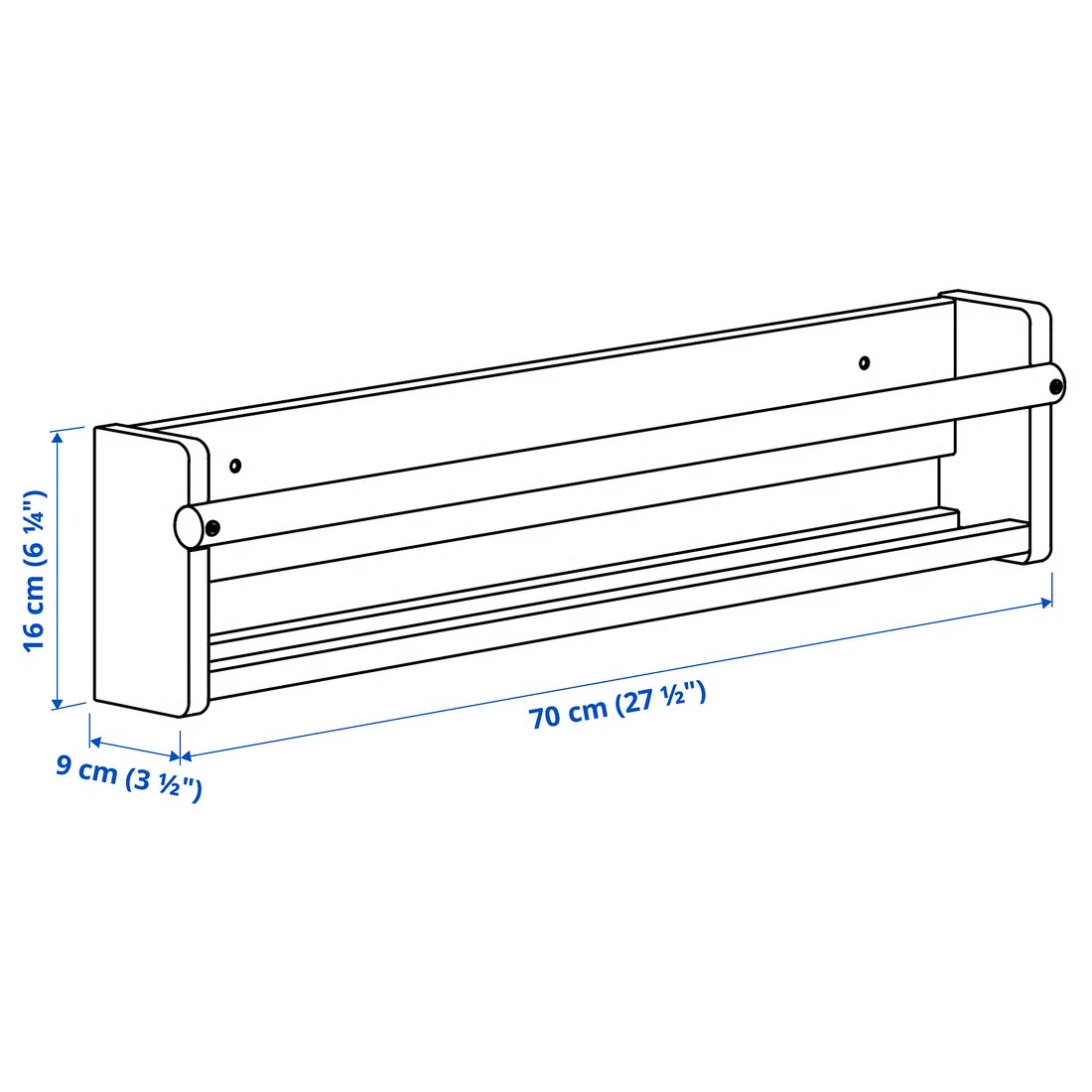 IKEA FLISAT Wall Shelf - set of 5 - photo 5