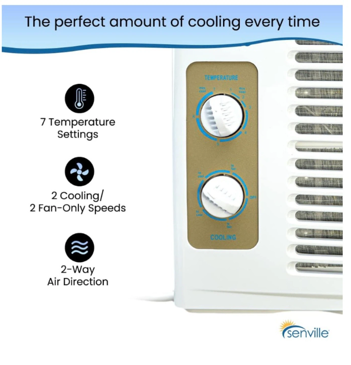 Open Box Power Tested Senville 5,000 BTU Window Air Conditioner - photo 2