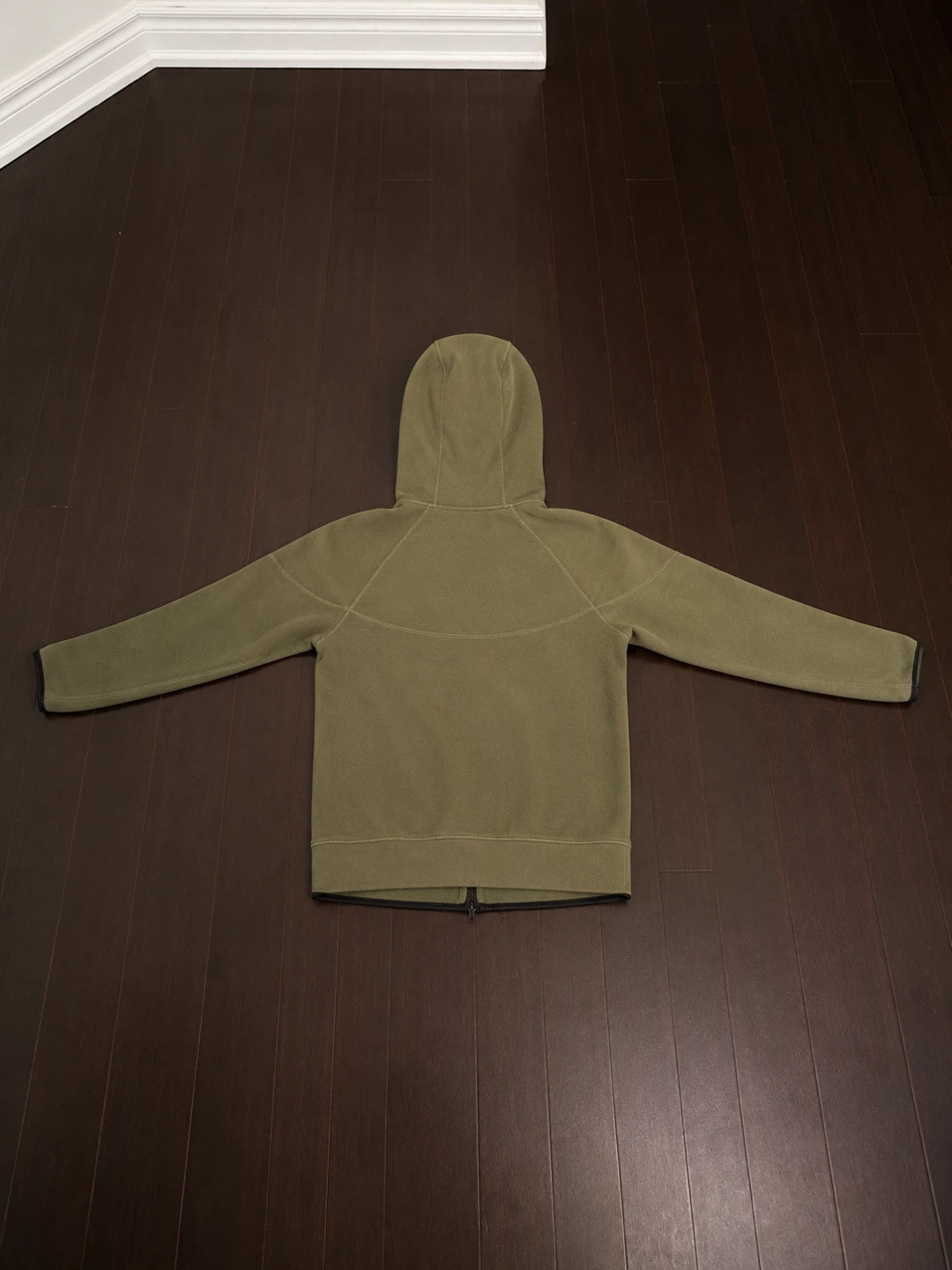 Nike Tech Fleece Hoodie Olive Green - photo 2