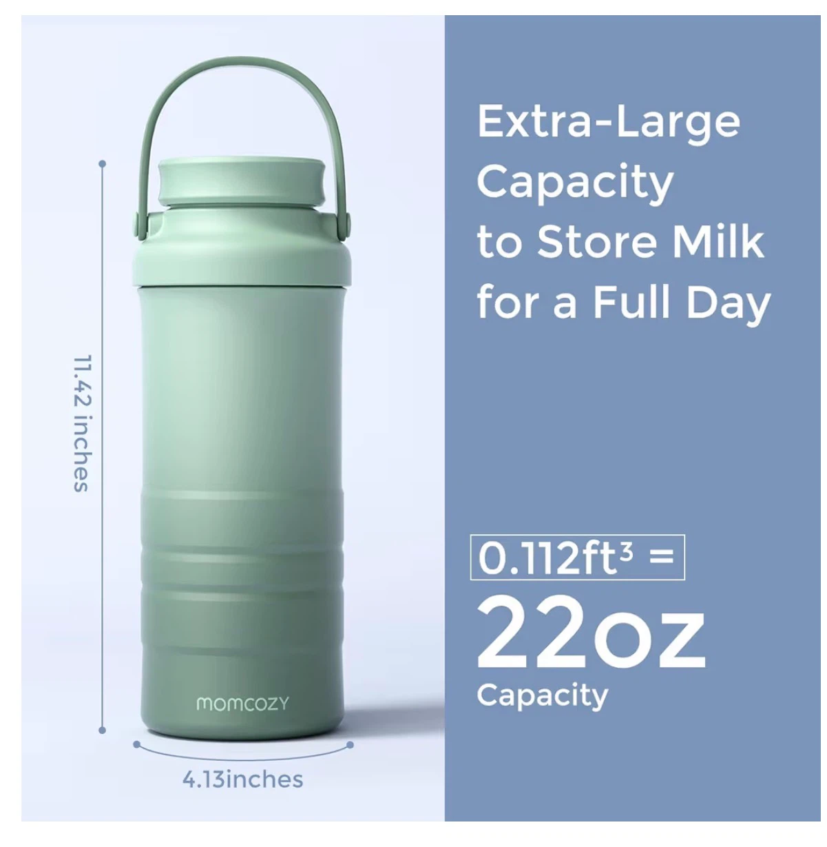 Momcozy 22oz Portable Breast Milk Cooler Bottle - photo 3