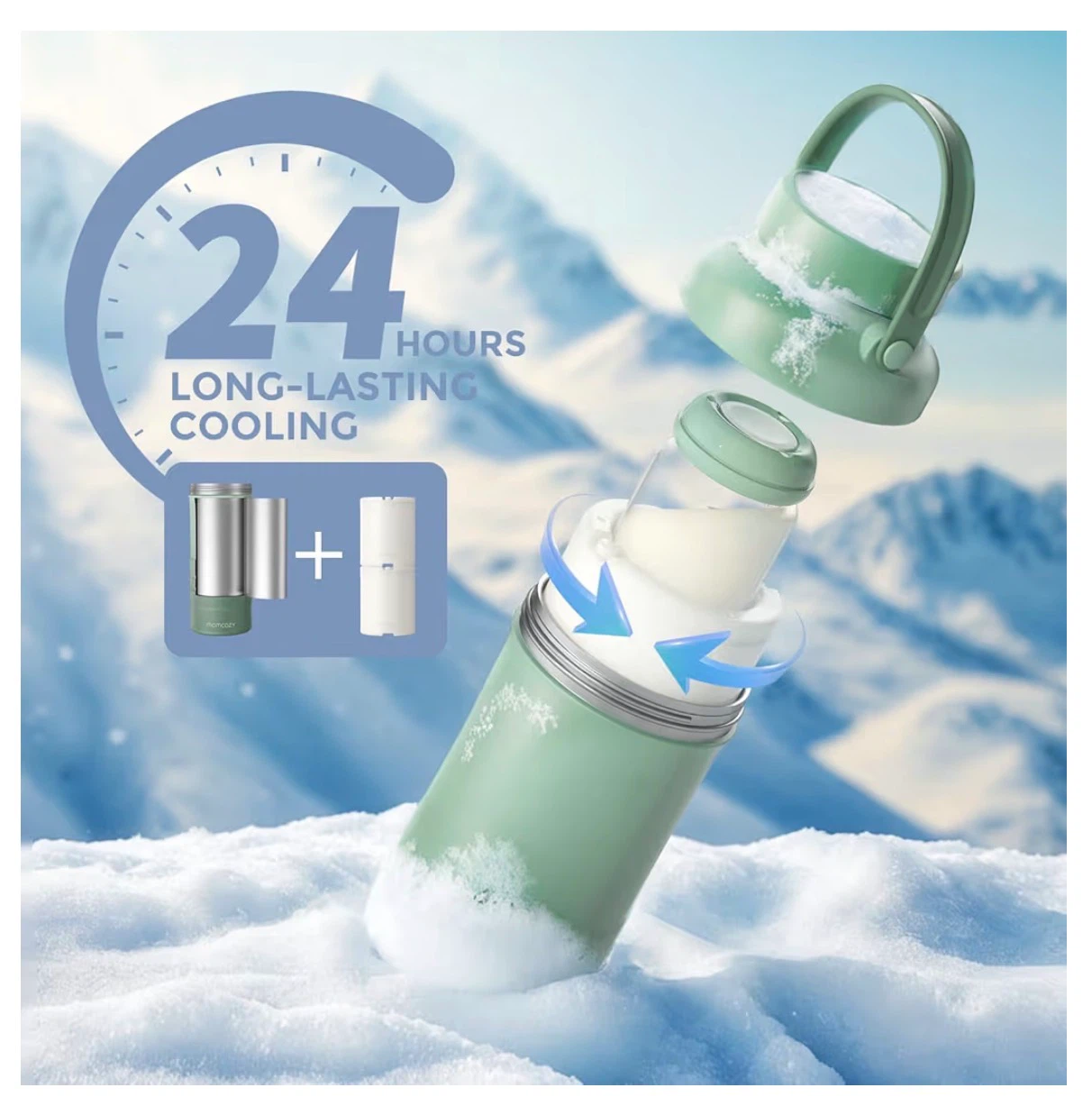Momcozy 22oz Portable Breast Milk Cooler Bottle - photo 5