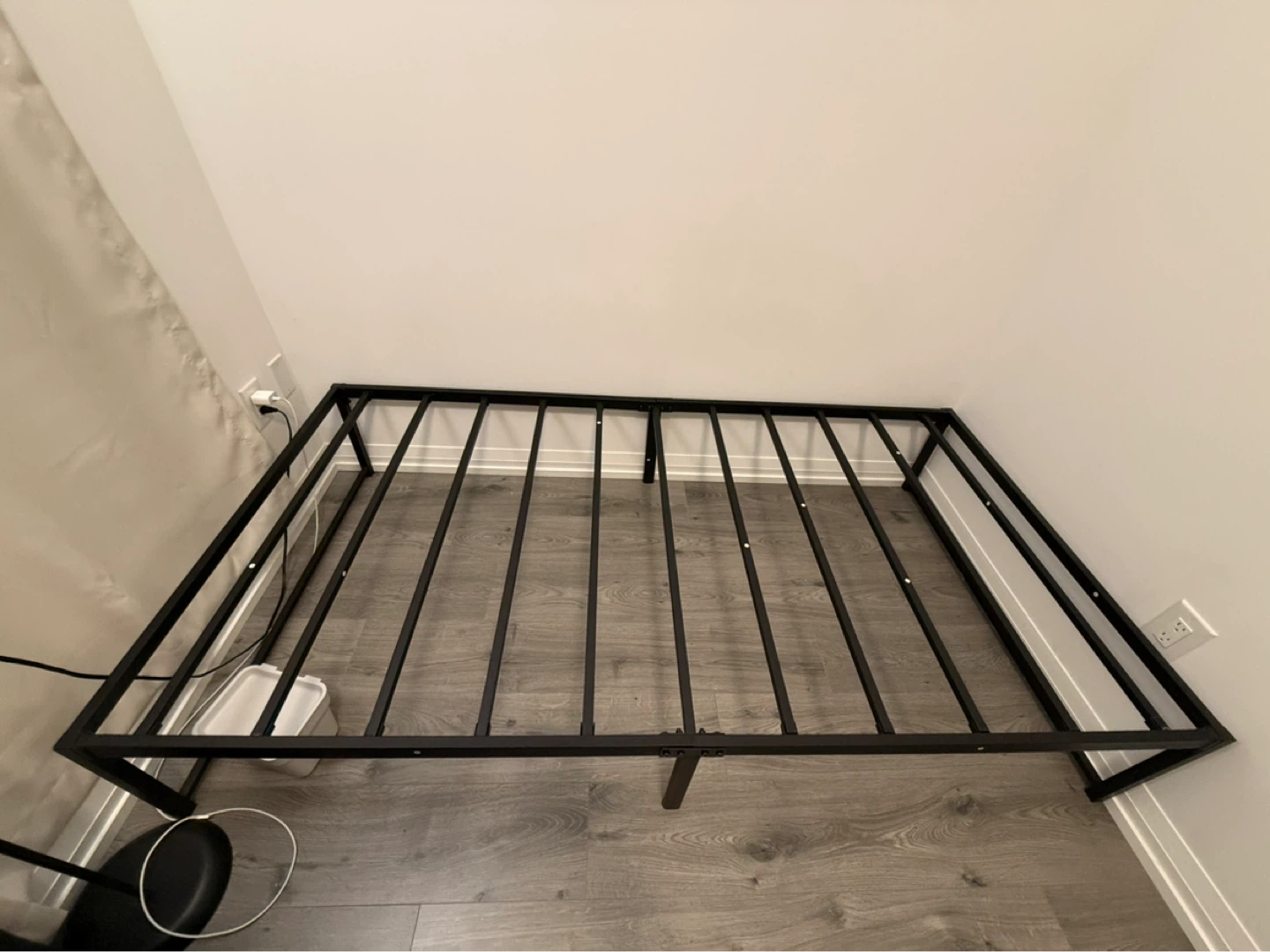 Black Metal Bed Frame - Twin Size - photo 5