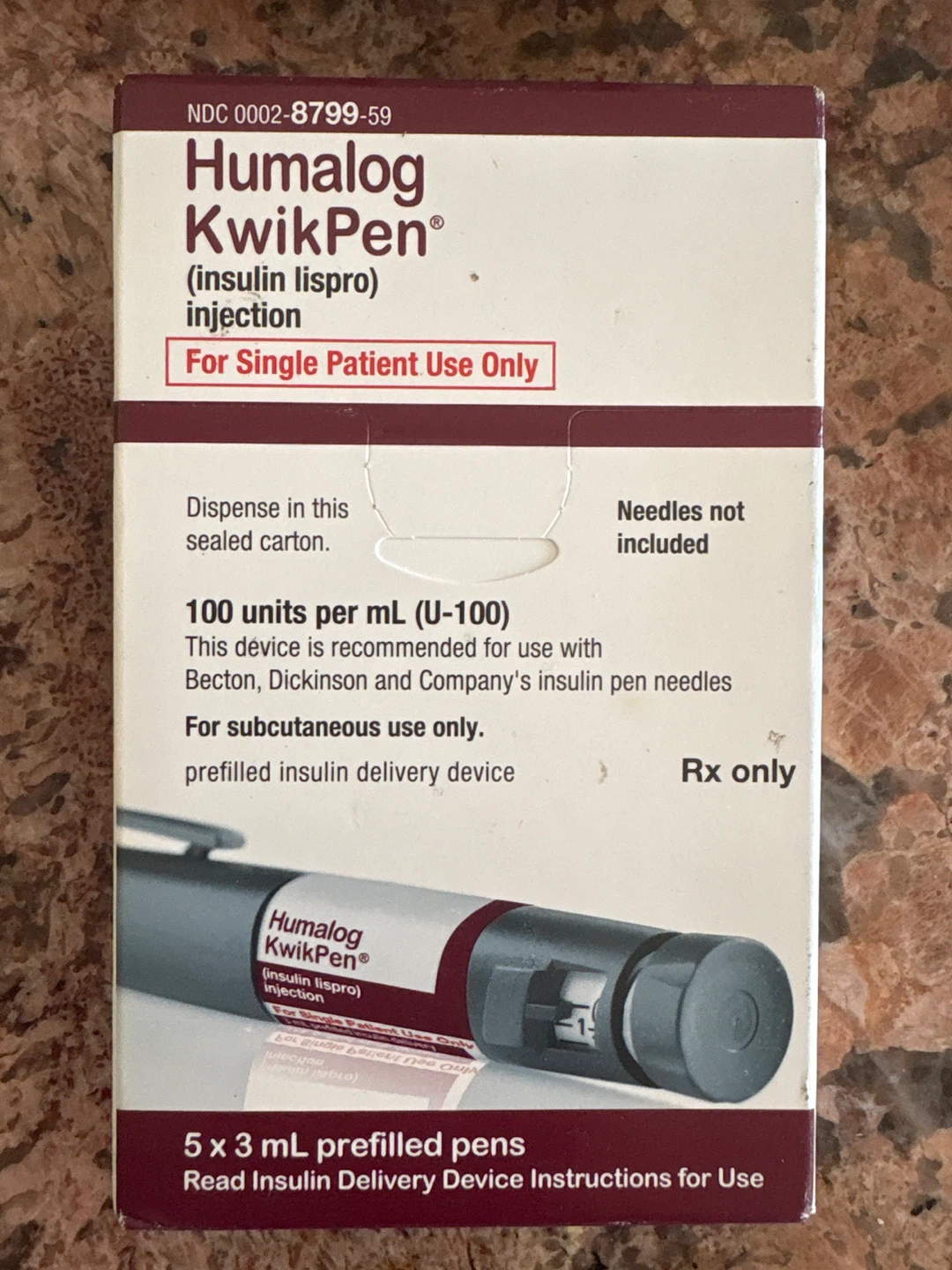 Humalog KwikPen Insulin Lispro Injection Prefilled Pens