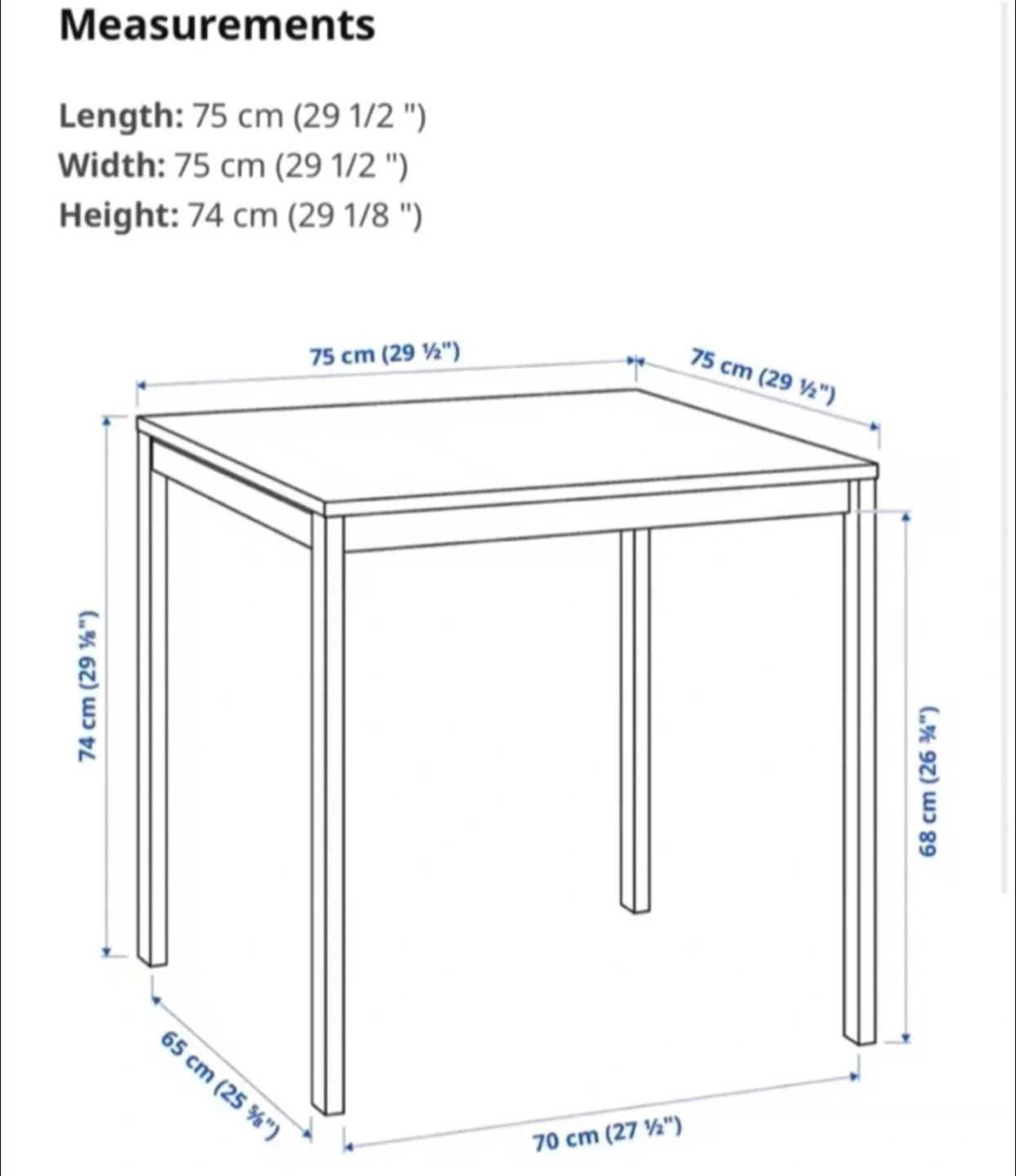 IKEA White Dining Table and Chairs Set - photo 3