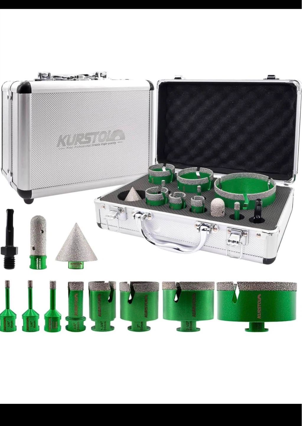 Kurstola Diamond Core Drill Bits Set