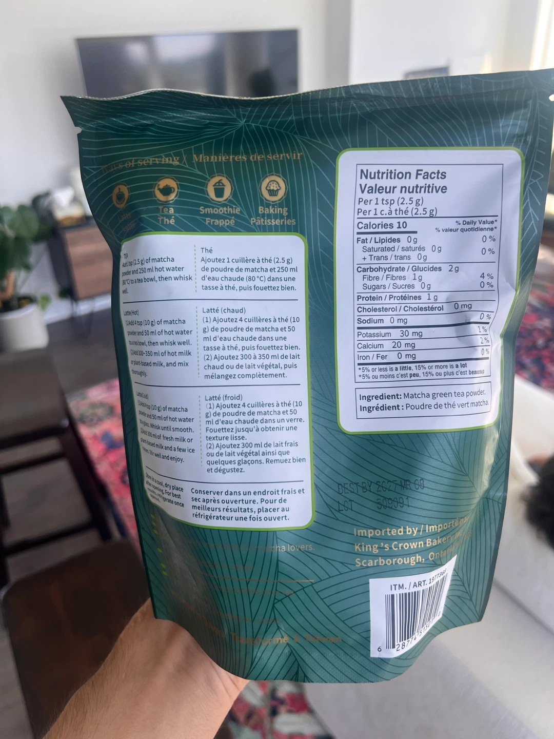Love Me Sweet Matcha Powder 250g - photo 2